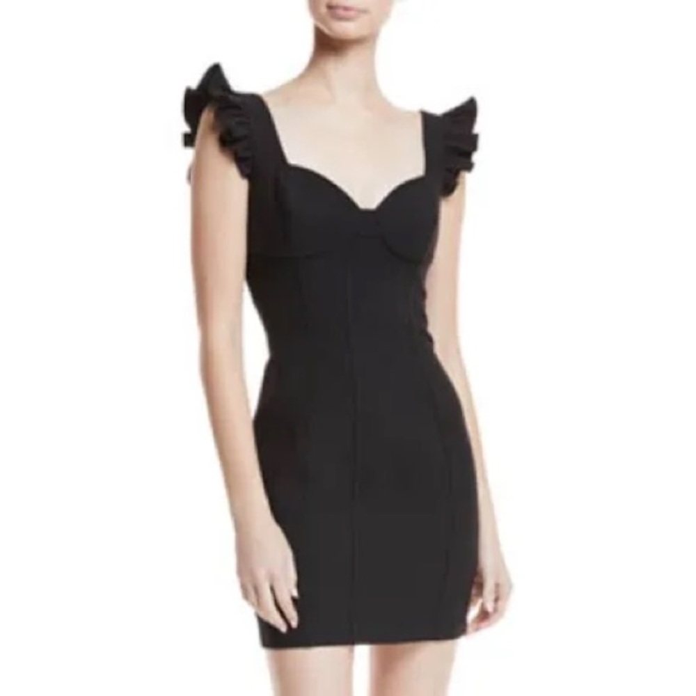 Cinq a Sept Jolie Mathis Dress in Black Size 8